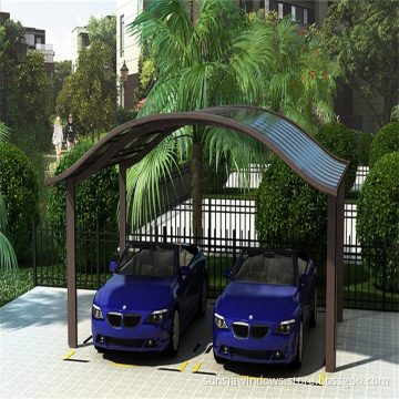 European Style Double Aluminum Carport
